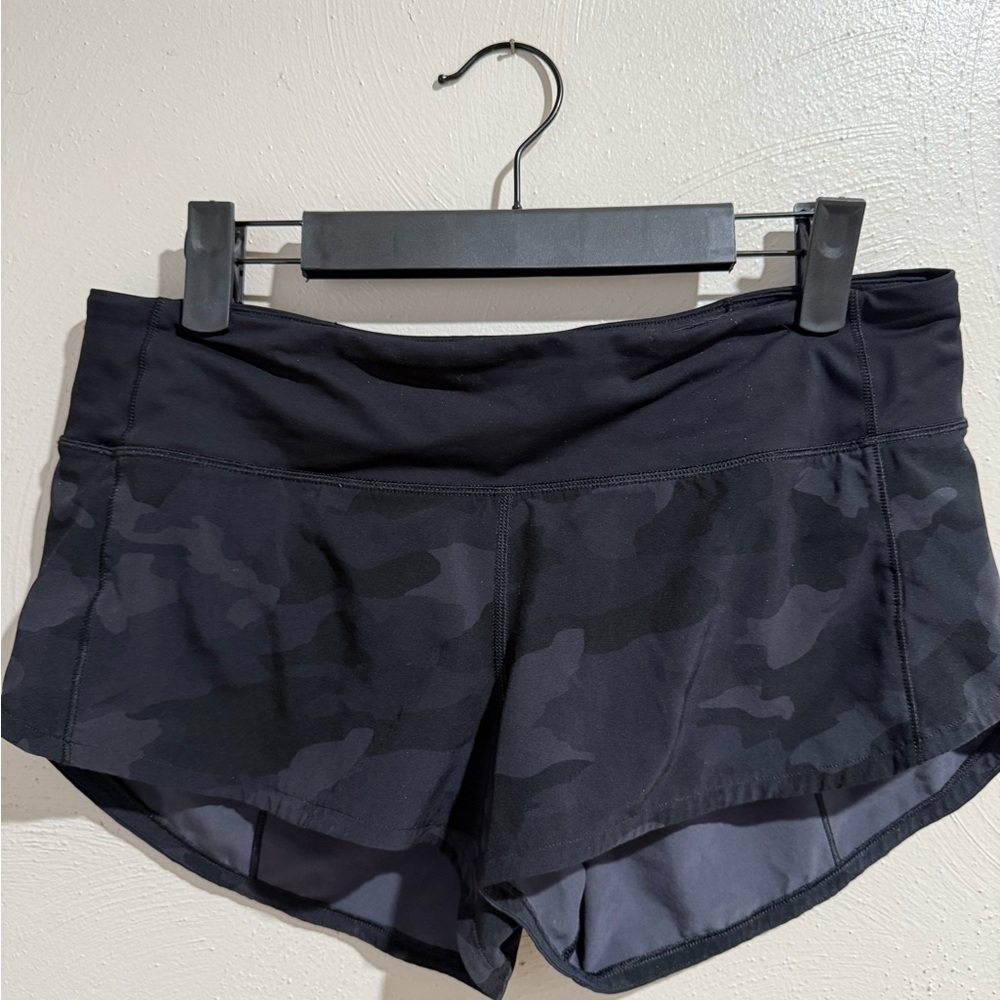 Black Camouflage Women's Shorts